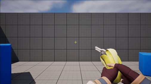 banana pistol idle animation